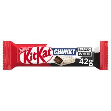 KitKat Chunky Black & White Bar with Cocoa Filling in White Frosting 42g