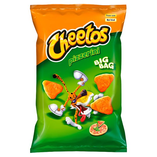Cheetos Kukuřičný výrobek s příchutí pizzy 85g