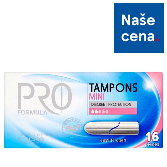 Tesco Pro Formula Mini tampony 16 ks