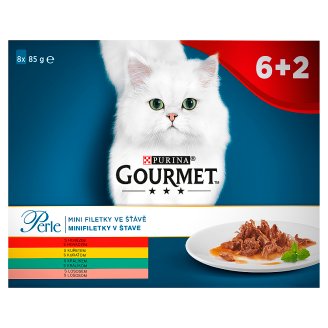 GOURMET Perle mini filetky ve šťávě multipack 8 x 85g