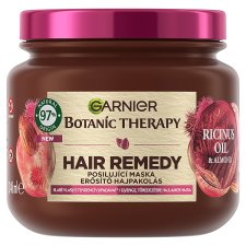 Garnier  Botanic Therapy Hair Remedy Ricinusoil&Almond anti hair fall mask for weak due to breakage , 340 ml