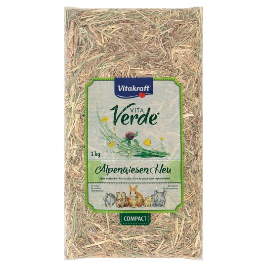 Vitakraft VitaVerde Compact seno z alpských luk 1kg