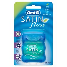 Oral-B Satin Floss Mint Zubní Nit 25 m