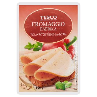 Tesco Smetanový sýr s paprikou plátky 100g