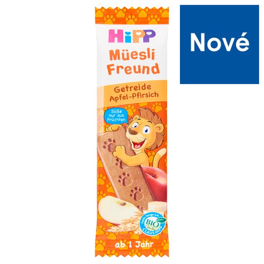 HiPP Bio müsli tyčinka jablko-broskev 20g
