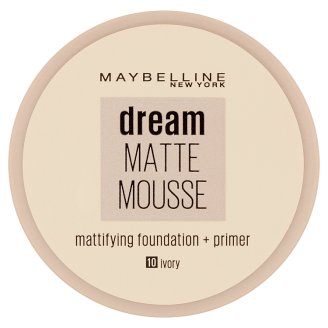 Maybelline New York Dream Matte Mousse matující make-up v lehké pěně SPF 15 10 Ivory 18ml