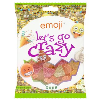 Emoji Let's Go Crazy želé bonbony 175g