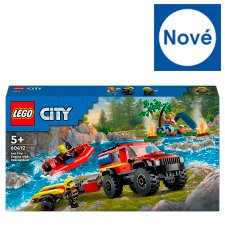 LEGO City 60412 Hasičský vůz 4x4 a záchranný člun