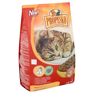 Propesko Kompletní krmivo pro dospělé kočky s kuřecím a přidanou zeleninou 1,8kg