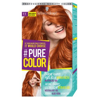 Schwarzkopf Pure Color barva na vlasy Zářivá Skořicová 7.7