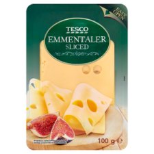 Tesco Emmentaler plátky 100g