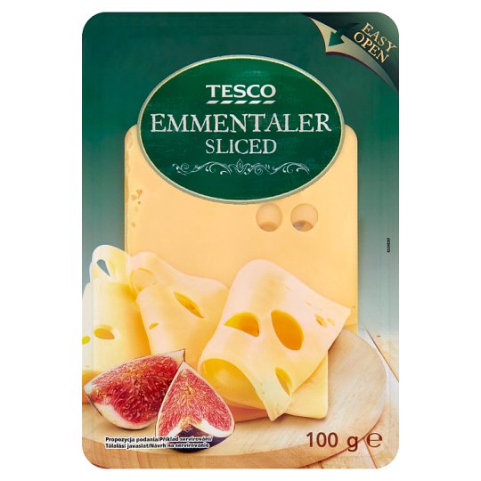 Tesco Emmentaler plátky 100g