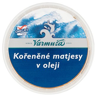 Varmuža Kořeněné matjesy v oleji 200g