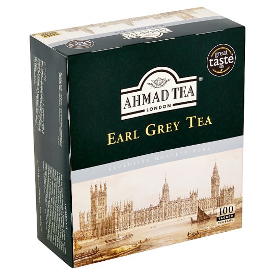 Ahmad Tea Earl Grey černý čaj 100 x 2g