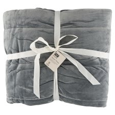 F&F Home Velvet Sherpa Grey deka 120 x 180 cm