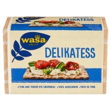 Wasa Delikatess knäckebrot z celozrnné žitné mouky 270g