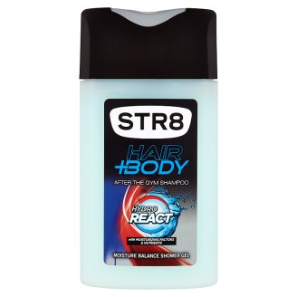 STR8 Hair+Body Hydro React shower gel 250ml