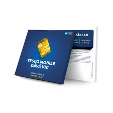 Tesco Mobile SIM BÍLÁ EDICE