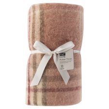 F&F Home Blush Mohair Checked deka 130 x 180 cm