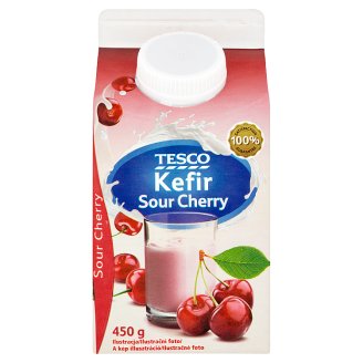 Tesco Kefírové mléko višňové 450g