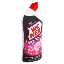 WC Net Gel Crystal Pink Flowers WC čistič 750ml