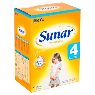Sunar Complex 4 sušená mléčná výživa pro malé děti 2 x 300g