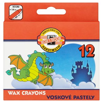 KOH-I-NOOR Voskové pastely 12 ks