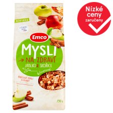 Emco Mysli na Zdraví Crunchy Apple and Cinnamon 750g