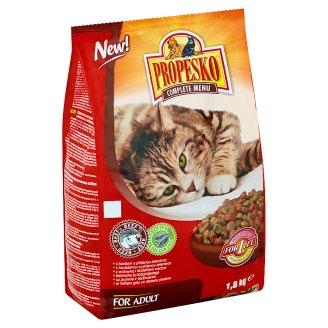 Propesko Kompletní krmivo pro dospělé kočky s hovězím a přidanou zeleninou 1,8kg