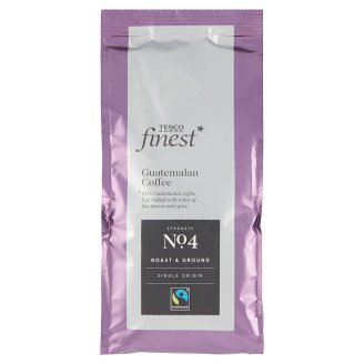 Tesco Finest Pražená mletá káva 227g