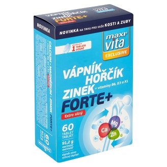 MaxiVita Exclusive Vápník hořčík zinek forte+ 60 tablet 91,2g