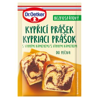 Dr. Oetker Kypřicí prášek do pečiva s vinným kamenem 15g