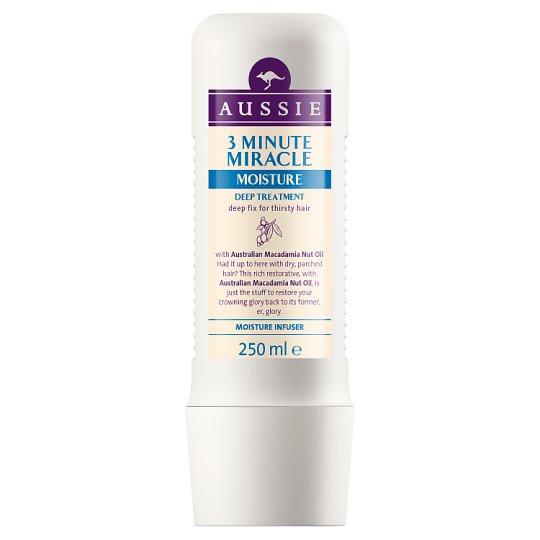 Aussie Miracle Moisture 3minutová hloubková maska pro vyprahlé vlasy 250ml