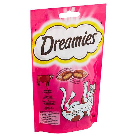 Dreamies S hovězím 60g