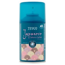 Tesco Japanese Sakura & Lychee Refill in Automatic Air Freshener 250ml