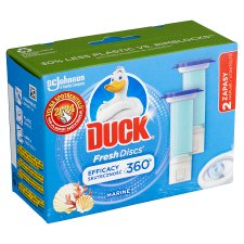 Duck Fresh Discs Toilet Cleaner Refill Marine 2 x 36ml (72ml)