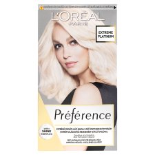 L'Oréal Paris Préférence permanentní barva na vlasy Extreme Platinum - absolutně platinová, 60 +90 +