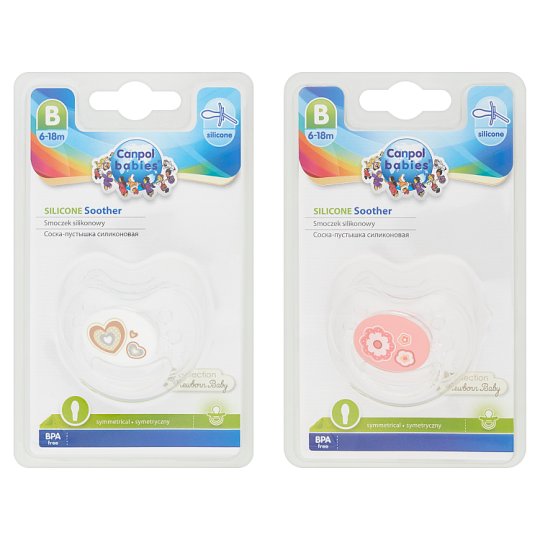 Canpol babies Silicone Symmetrical Soother B 6-18m
