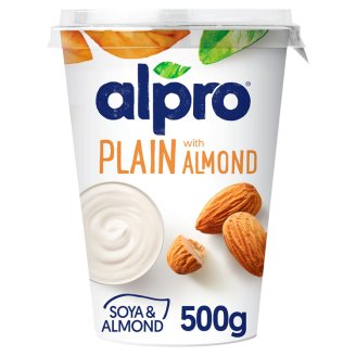 Alpro Sójový výrobek zakysaný s jogurtovou kulturou s mandlemi 500g