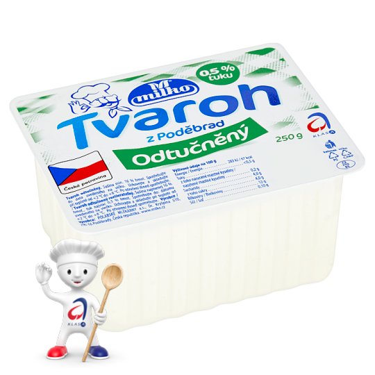 Milko Fat-Free Curd from Poděbrady 250g