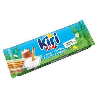 Kiri Křup Tavený sýr z tvarohu a smetany a trvanlivé pečivo 35g