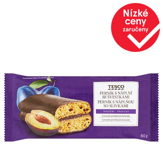 Tesco Perník s náplní se švestkami 60g