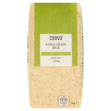 Tesco Long Grain Rice Parboiled 1kg