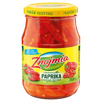 Znojmia Paprika červená řezaná 340g