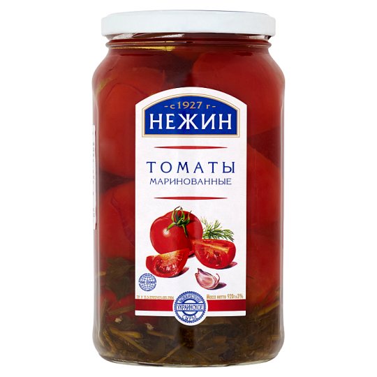 Nezhin Rajčata ve sladkokyselém nálevu 920g