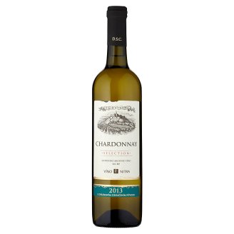 Víno Nitra Selection Chardonnay Slovak Quality Dry White Wine 0.75 L