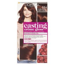 L'Oréal Paris Casting Creme Gloss semipermanentní barva na vlasy 554 chilli čokoláda,48 +72 +60 ml