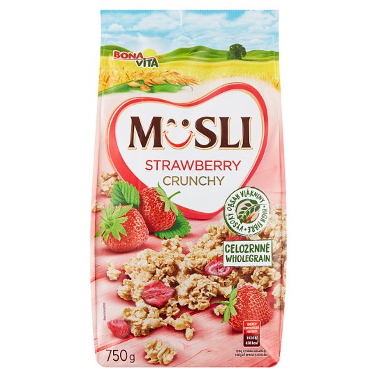 Bona Vita Müsli Strawberry Crunchy 750g