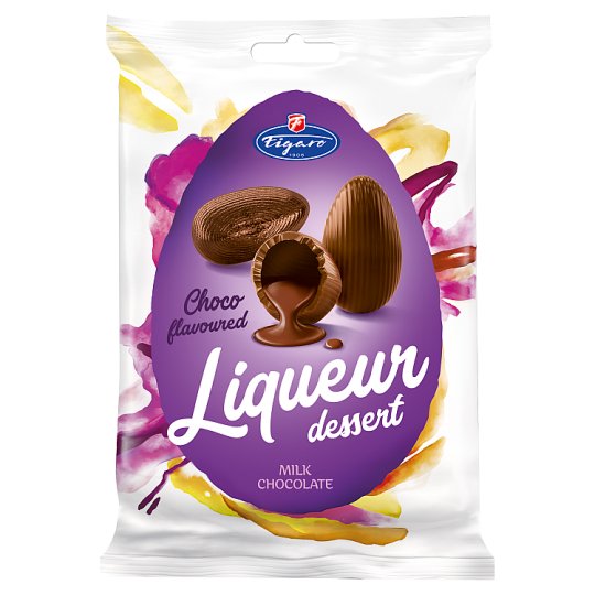 Figaro Likérová minivajíčka plněná čokoládovým likérem 100g