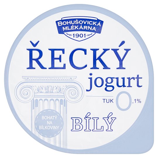 Bohušovická mlékárna Řecký jogurt bílý 130g